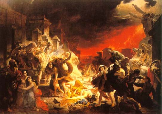 The Last Day of Pompeii, 1833, Bryullov Karl, The Russian Museum, St.Petersburg paintings to artist of ArtRussia